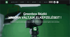Desktop Screenshot of greenboxstudio.hu